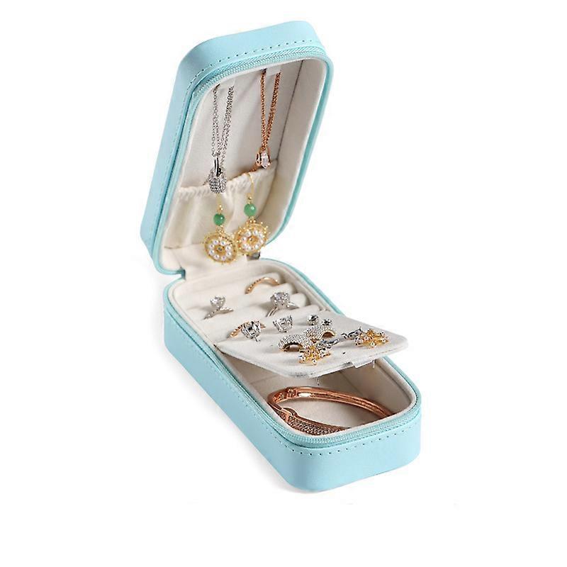 Portable Rectangle Earrings Jewelry Storage Box
