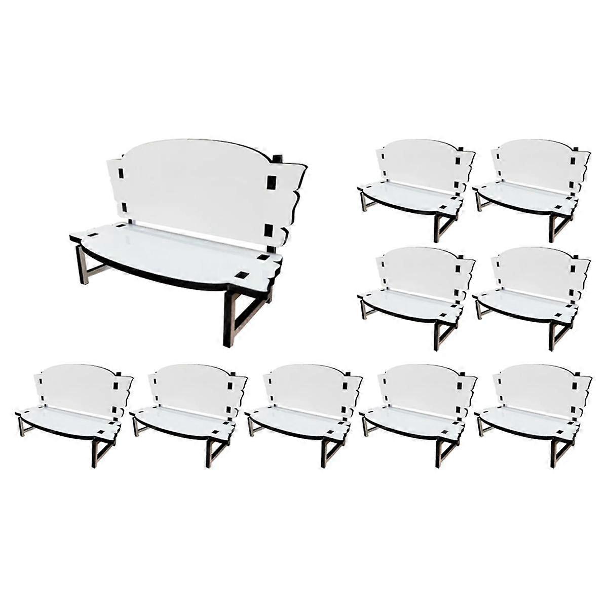 7/4 Inch Cheap in Loving Memory Small Chair Custom Wood MDF Sublimation Memorial Blank,10Pcs
