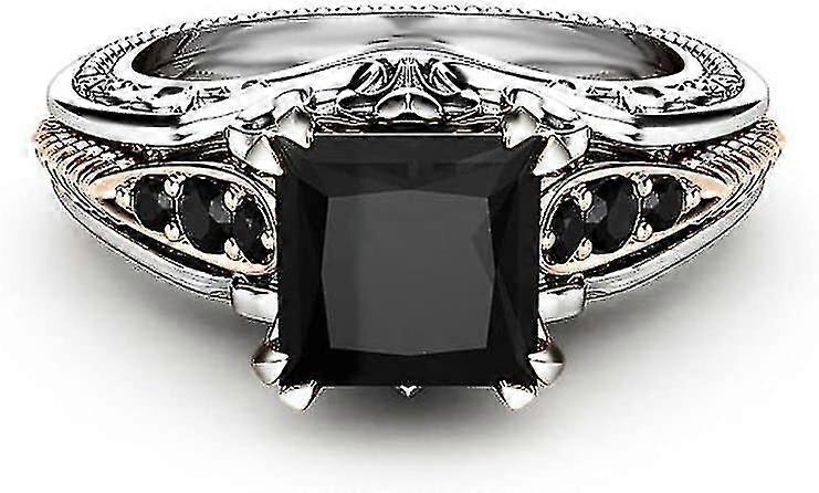 Eternal 925 Sterling Silver Black Tourmaline Ring