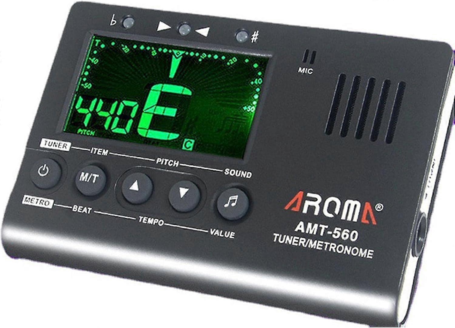 Sound Corrector Amt-560 Portable Lightweight Universal Tuner Metronome Tuner for Instruments Banjo Cello Mandolin Electric Guitar Bass