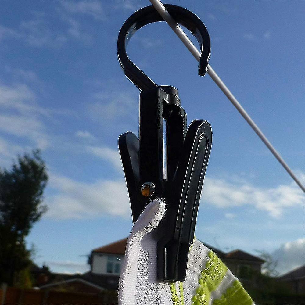 20 stk boot hanger klipp, klesvask krok hengende klær pinner rustfritt stål