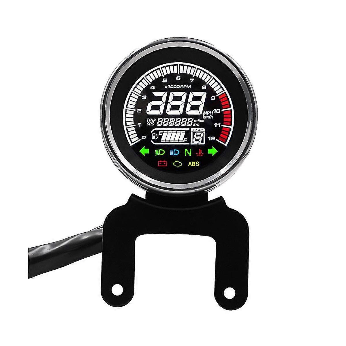 Multi- Instrument Odometer Lcd Screen Display Tachometer Motorcycle Supplies