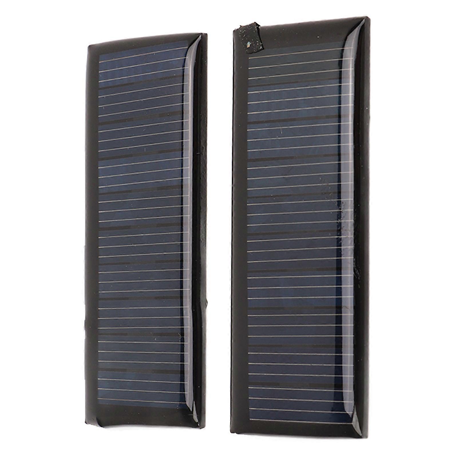 45MA 5V Mini Solar Panels - High Conversion Rate, Energy Saving, Efficient Polycrystalline Solar Cells - 2PCS