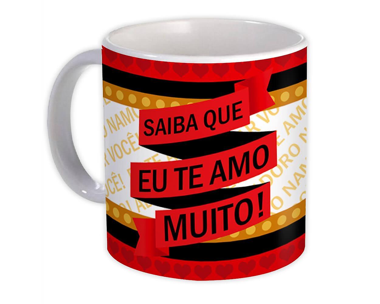 هدية القدح : القلب يو تي أمو عيد الحب