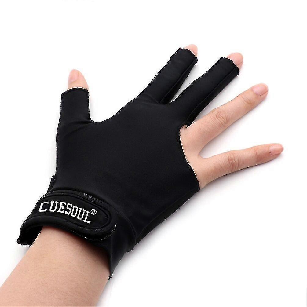 Top Billiard Gloves Left/right Bridge Hand For Pool/billiard/snooker-black