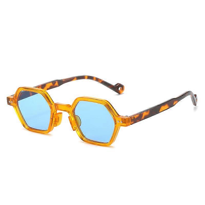 Sunglasses personalized small frame ins polygon glasses fashion colorful multi-color A3