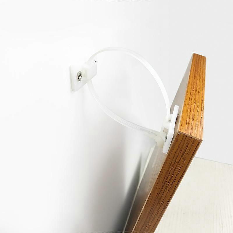 Furniture Straps (10 Pack) Baby Reclining Furniture Anchor Kit, Wardrobe Wall Anchors Protect Toddlers and Pets from Falling Furniture
