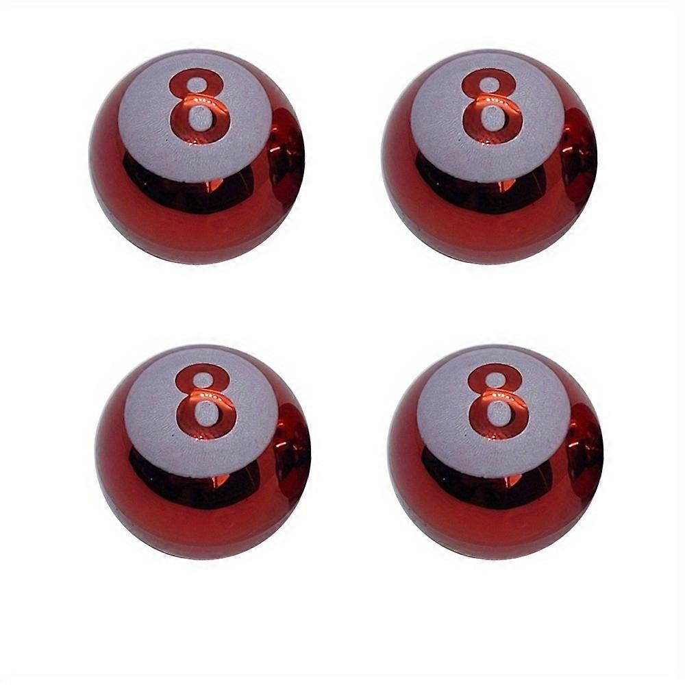 4pcs עגול מספר 8 משאית רכב פלסטיק אופנוע אופניים קוביות גלגל גזע צמיגים גלגל גזע אוויר שסתום אבק מכסה מכסה