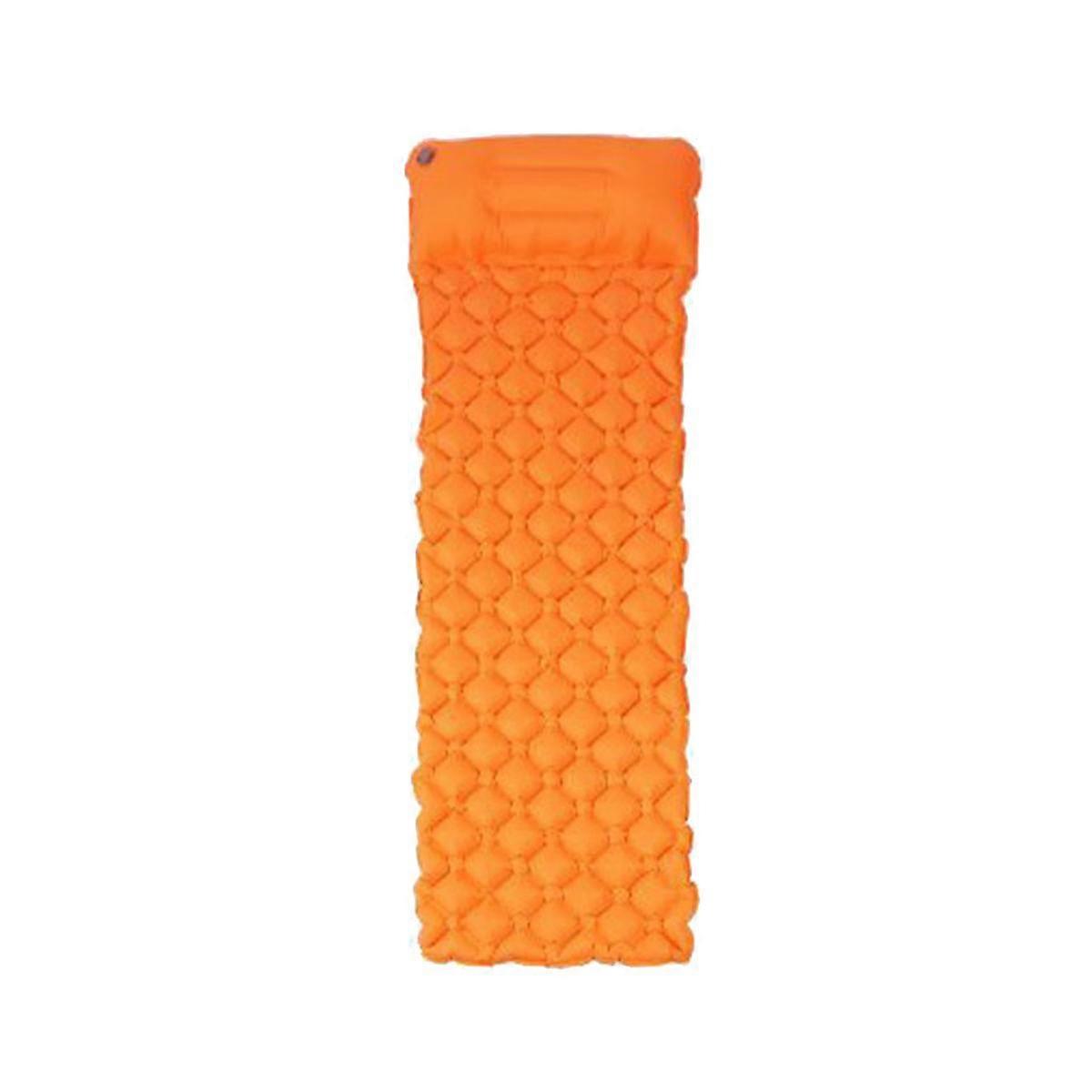 Outdoor Camping Mattress with Pillow Inflatable Camping Sleeping Pad Air Bed for Tent Travel Hiking