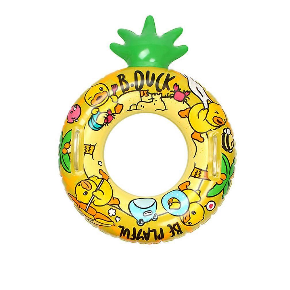 B. Duck Cartoon Pool Float Kids Inflatable Swimming Ring