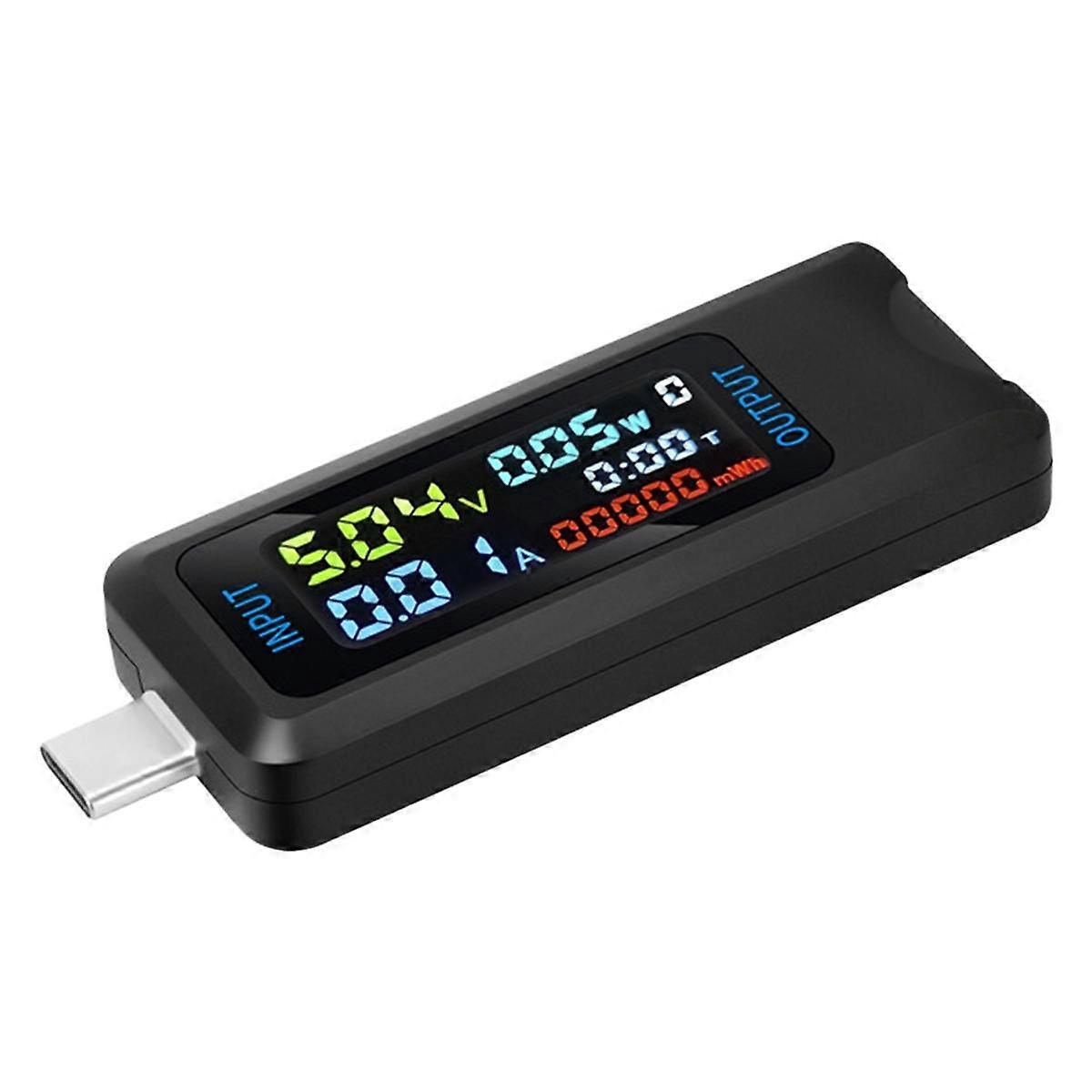 Type-C Tester DC Digital Voltmeter Amperimetro Strøm Spænding Amp Ammeter Detektor Power Bank Oplader Indikator