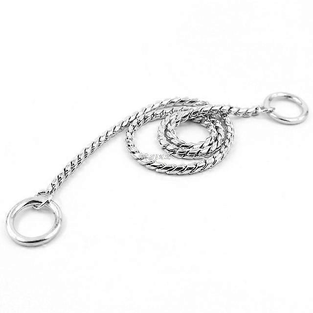 Durable Dog Chain Collar Solid Snake P Chock Collars Leash Strong Training Choker For Small Mudium Large Dogs LabradorPet Leashes