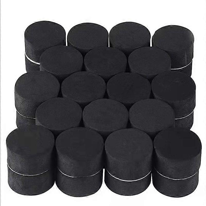 Invisible Pot feet,48 Pack Plant Pot Feet - Invisible Black Flower Pot Risers-Non-Slip with Strong Self Adhesive Pads for Medium and Large Sized Pots