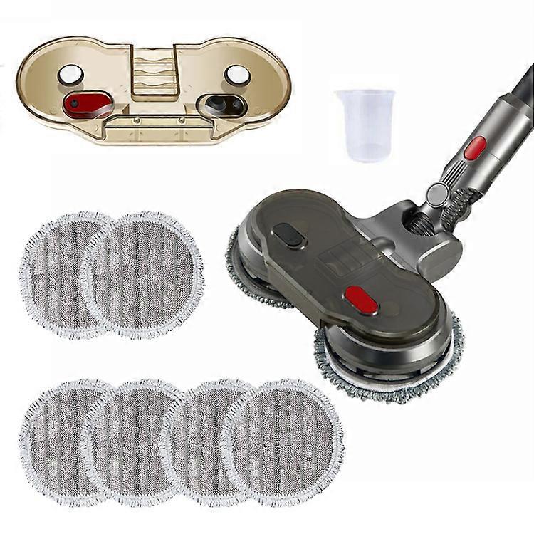 Promotion!Electric Wet Dry Mopping Head for Dyson V7 V8 V10 V11 Replaceable Parts with Water Tank Mop Head Mop Pads Water Cup