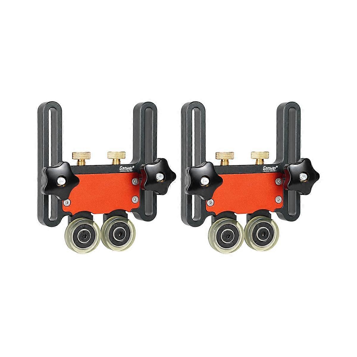 , Table Saw Feeder-Woodworking Table Saw Pressing Feeder Guider, Dual Bearing Roller Feather Boards