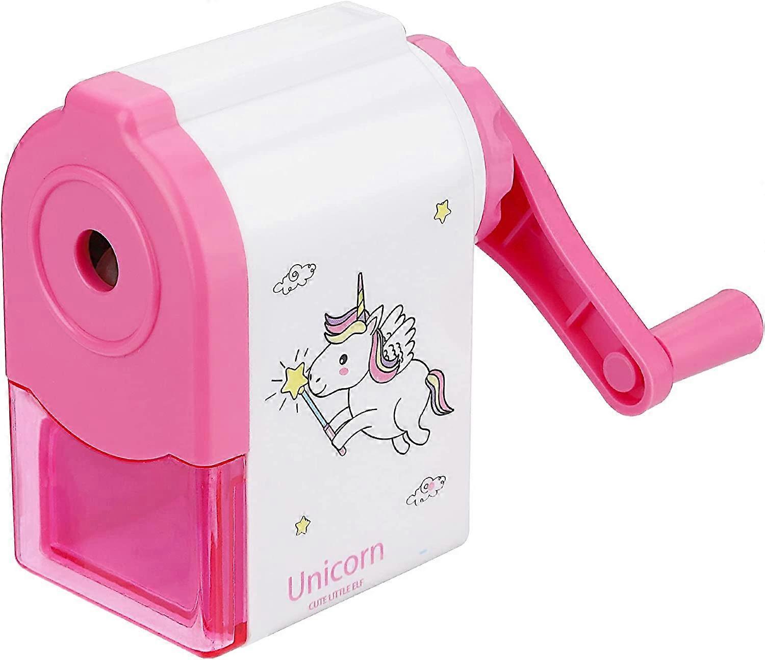 Pencil Sharpening Machine, Pencil Sharpener Hand Crank Manual Sharpener Animal Cartoon Pencil Cutter