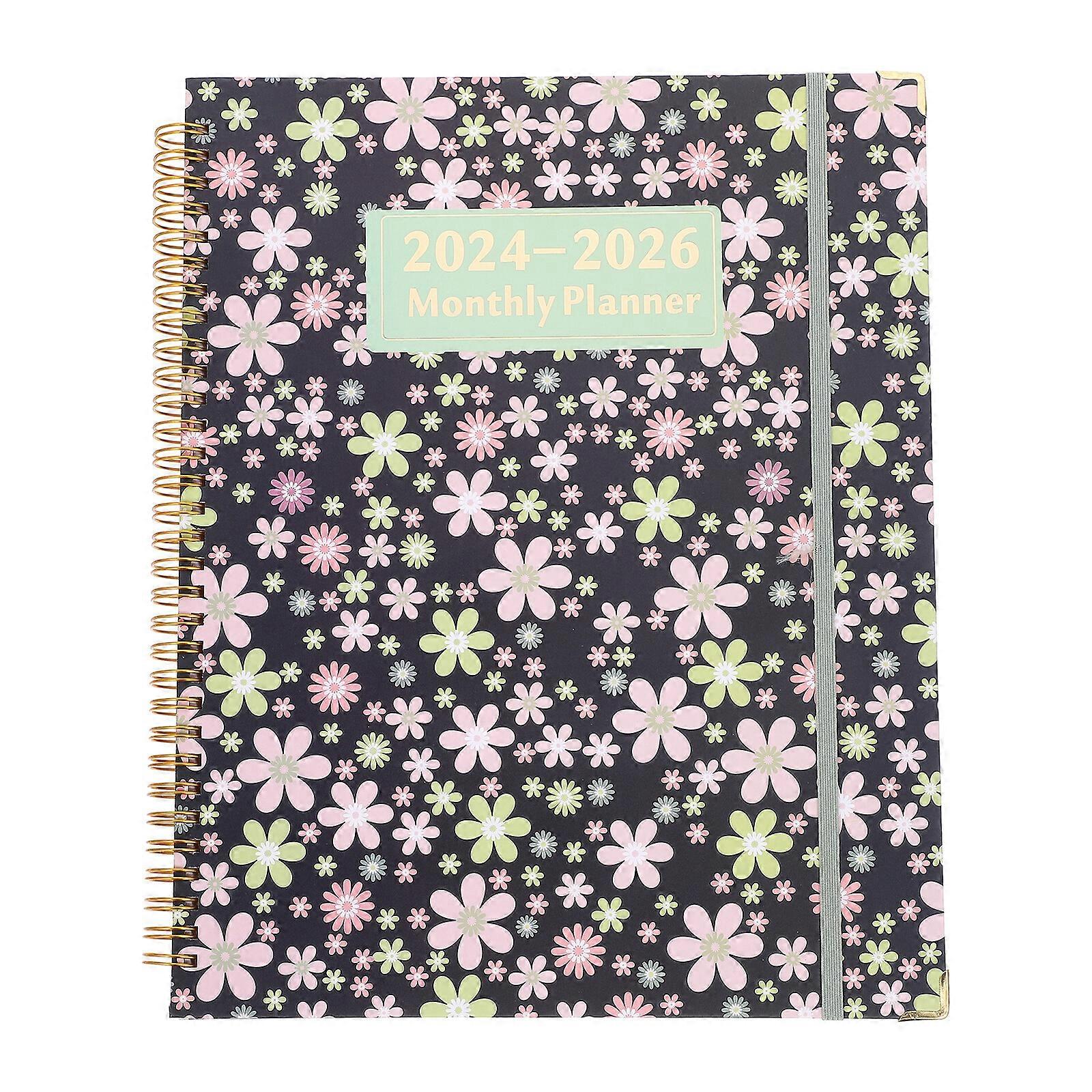 Monthly Planner 2024-2026 Planning Calendar Office Schedule Notepad English Schedule Planning Book
