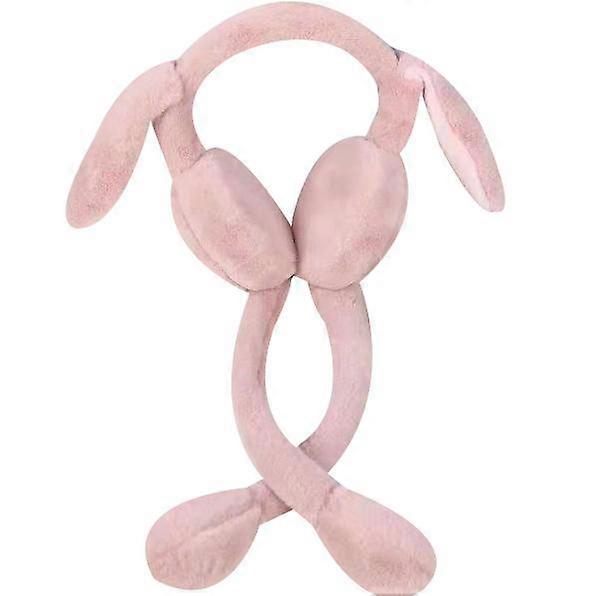 Rabbit Ear Earmuffs Easter Rabbit Ear Headbands Winter Ear Warmers