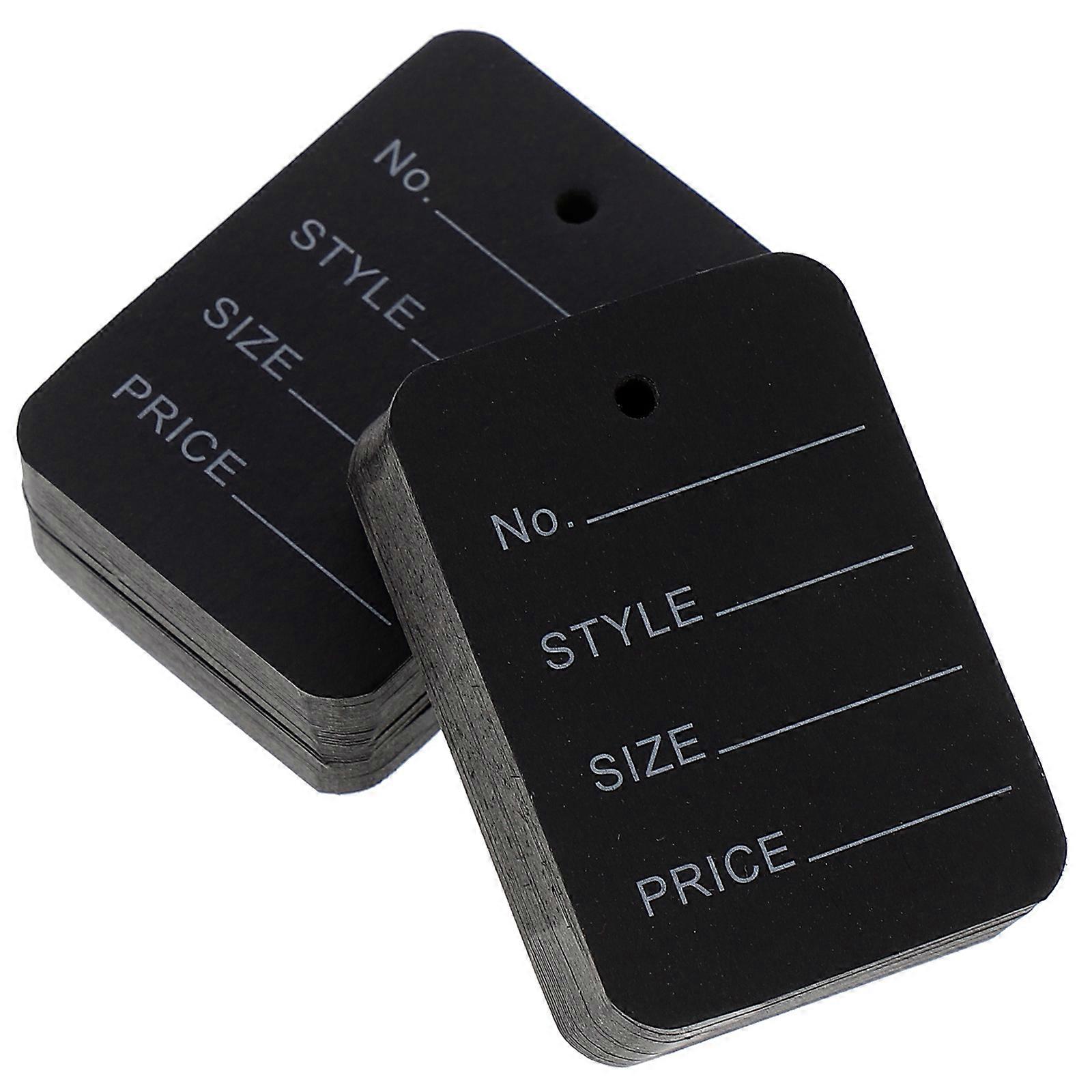 1000 Pcs Nametags Clothes Size Hanging Tag Clothes Size Label Blank Labeling Tags