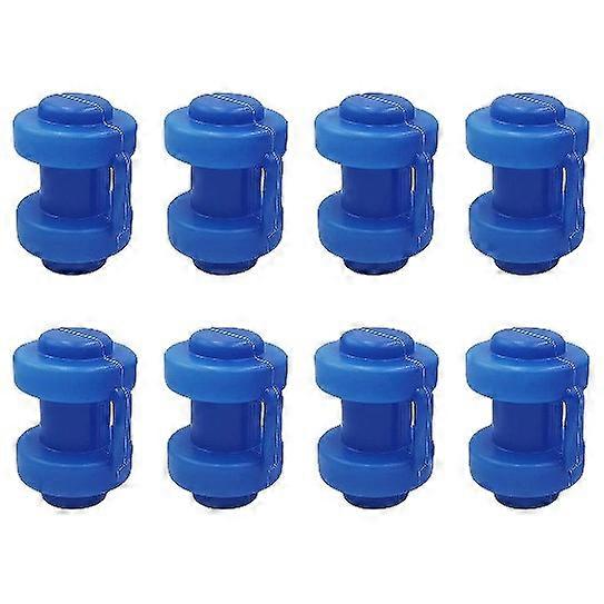 8pcsトランポリンエンクロージャポールキャッププラスチックトランポリンレッグキャップ25mm