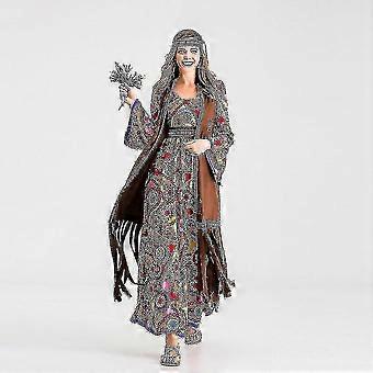 Adult Women Retro 60s 70s Hippie Love Peace Costume Halloween Purim Party  Costumes Fancy Dress -_x High Quality | Fruugo UK