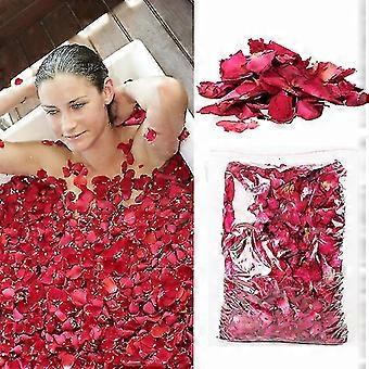 1 Pack Dried Rose Petals Natural Flower Bath Spa Whitening Shower Dry Rose Flower Petal Bathing Relieve Fragrant Body Massager