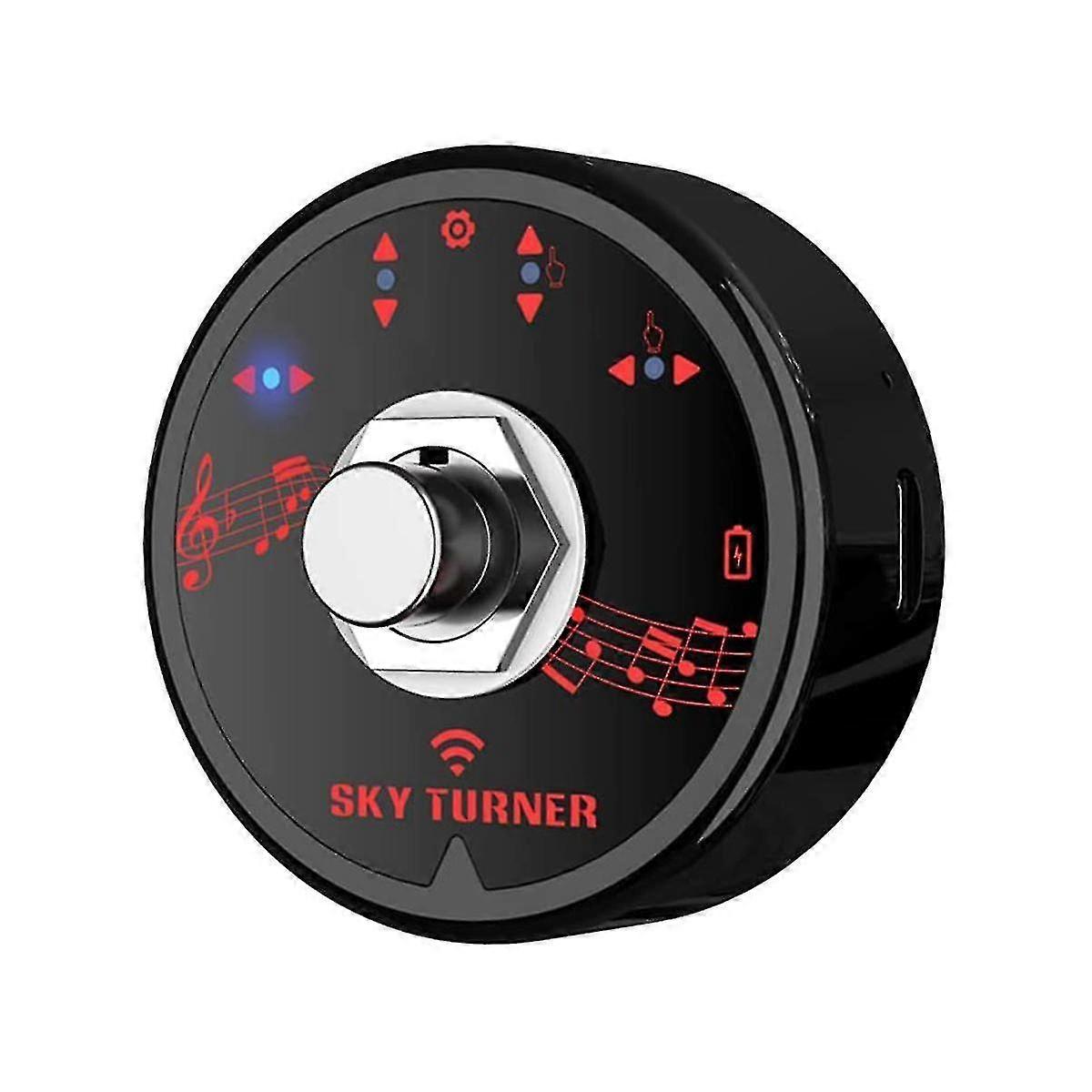 Wireless Page Turner, Portable Smart Wireless Bluetooth Page Turner Pedal, Hand Free Sheet Music Rea