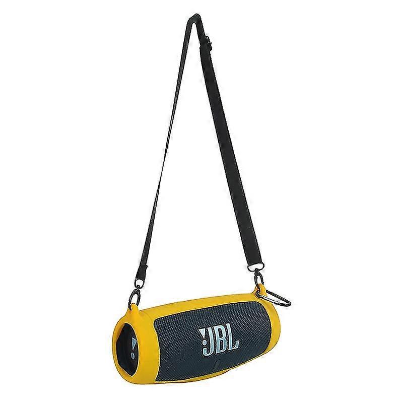For JBL Charge 5 Carrying Case Bluetooth Speaker Anti-drop Protective Cover with Shoulder Strap and Boris