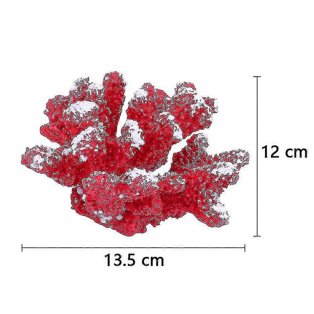 Balık Tankı Akvaryum Dekorasyonu için 1 adet Polireçine Mercan Süsü