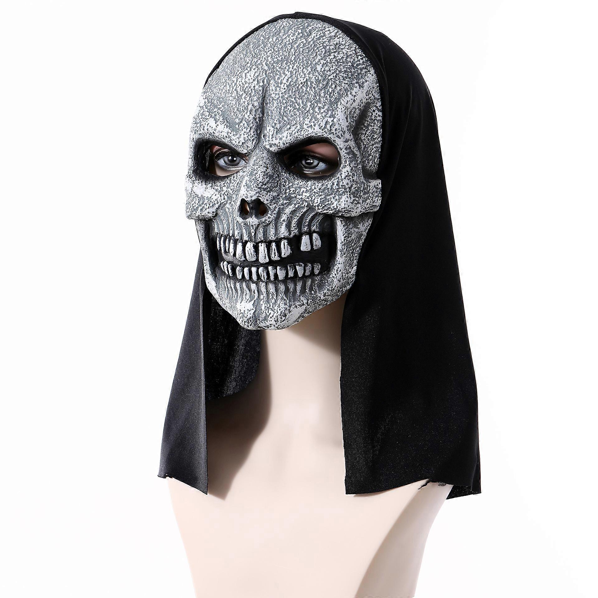 Halloween Horror Skull Latex Mask Stage Performance Props Simulation Face Decoration