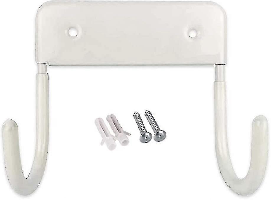 Ironing Board Wall Mount And Organizer 2 Strong Hooks White