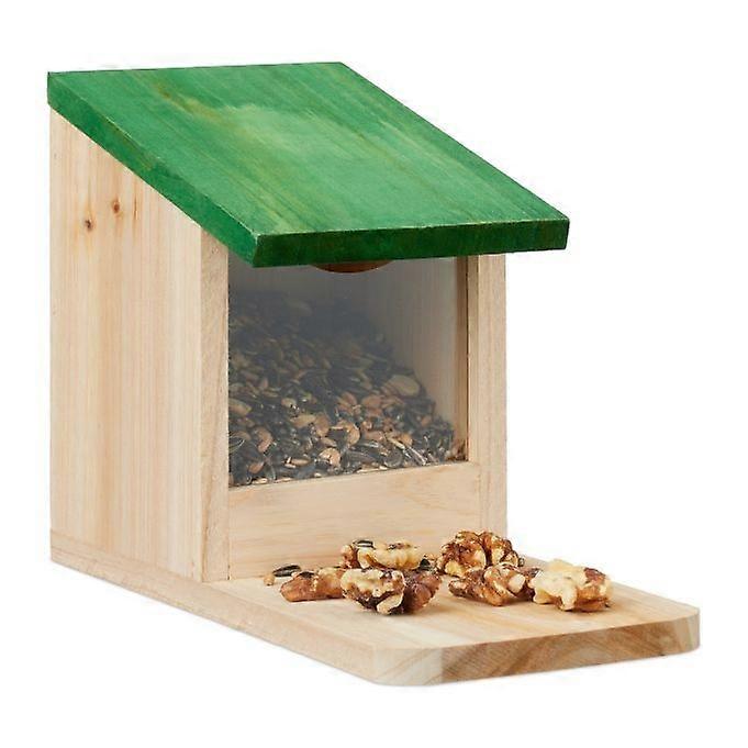 Squirrel feeder wood