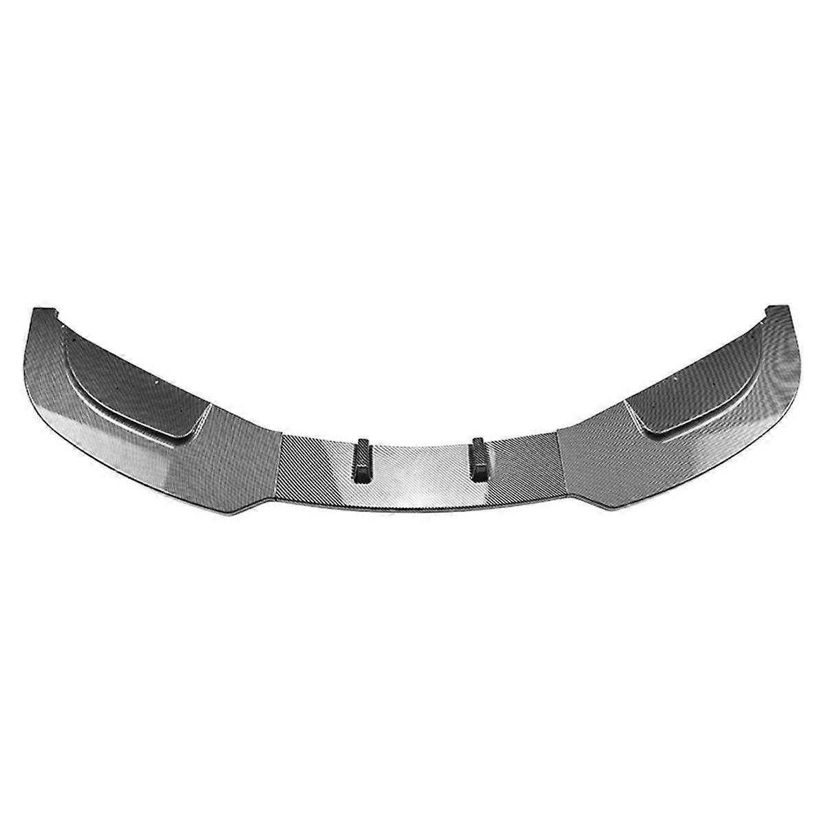 Car Front Bumper Splitter Lip Diffuser Spoiler Cover Guard for - C-Class W204 2011-2014 Carbon Fiber Pattern