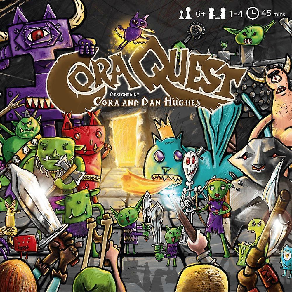 Cora Quest: Keep on Questing Exciting Board Game for 1 to 4 Players Ages 6+