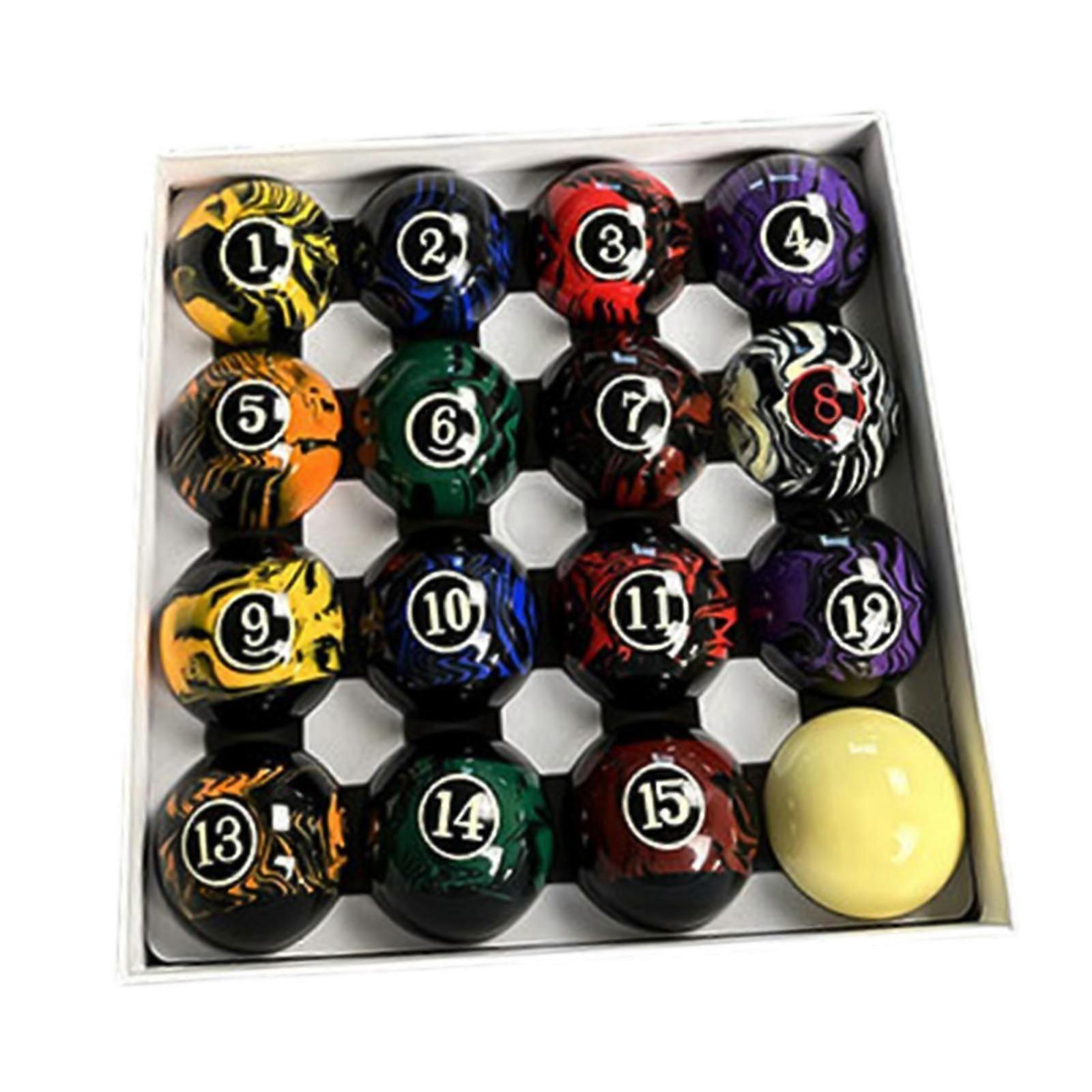 16x Billiard Pool Balls Pool Table Balls for Club Billiard Table Enthusiasts
