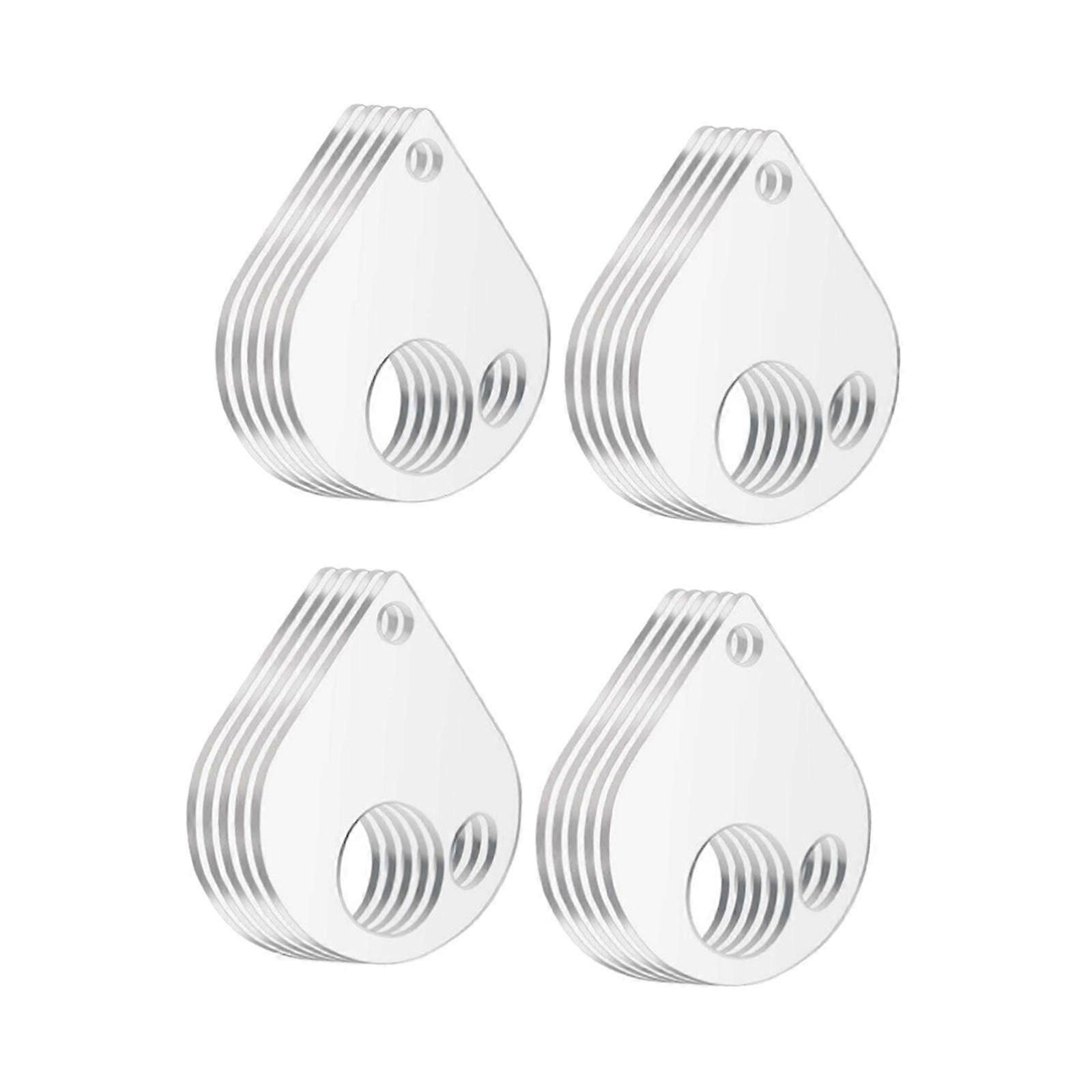 20x Clear Thread Drops Spool Cross Stitch Tread Bobbins for Home Enthusiasts