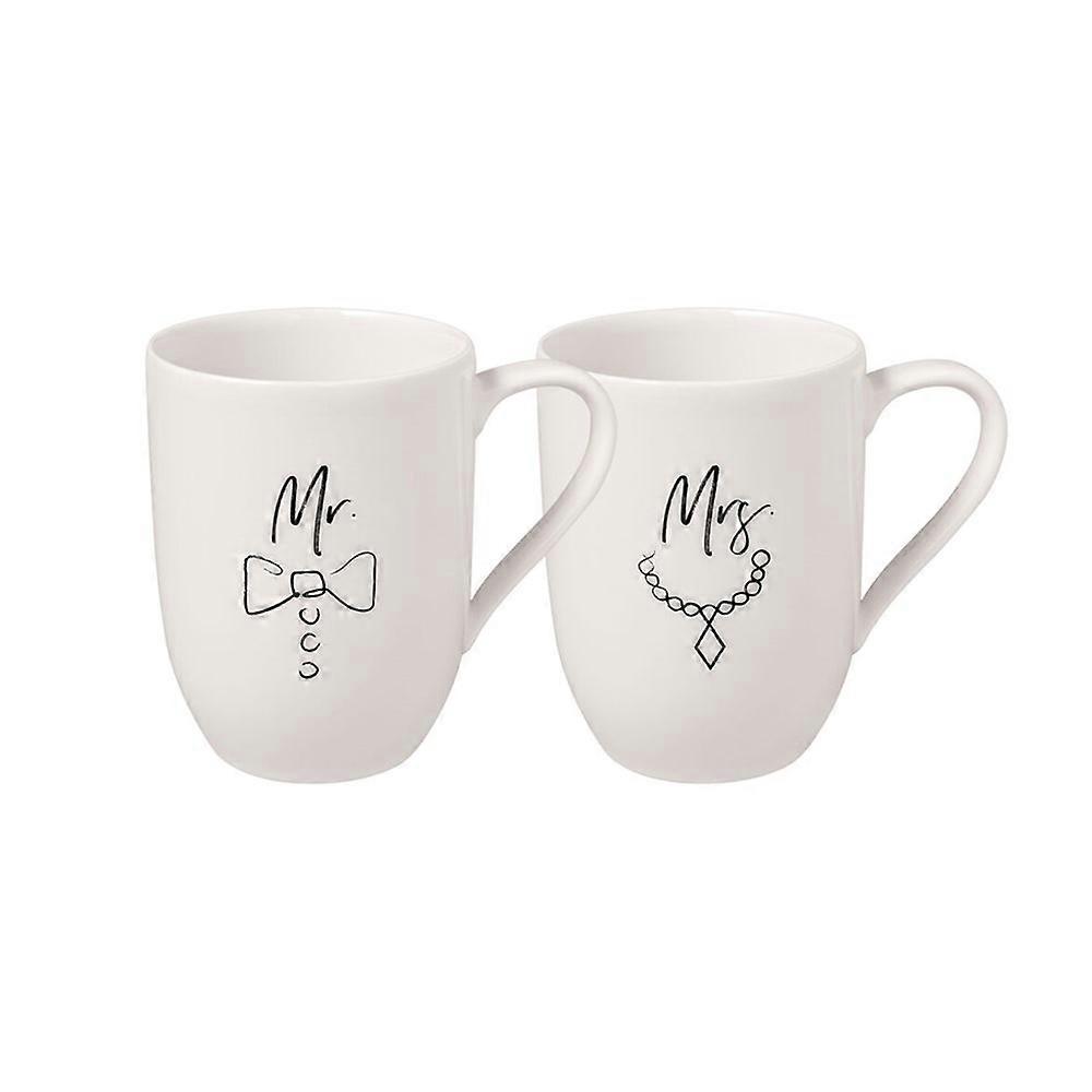 Villeroy and Boch mug set 280 ml Mr And Mrs Villeroy & Boch