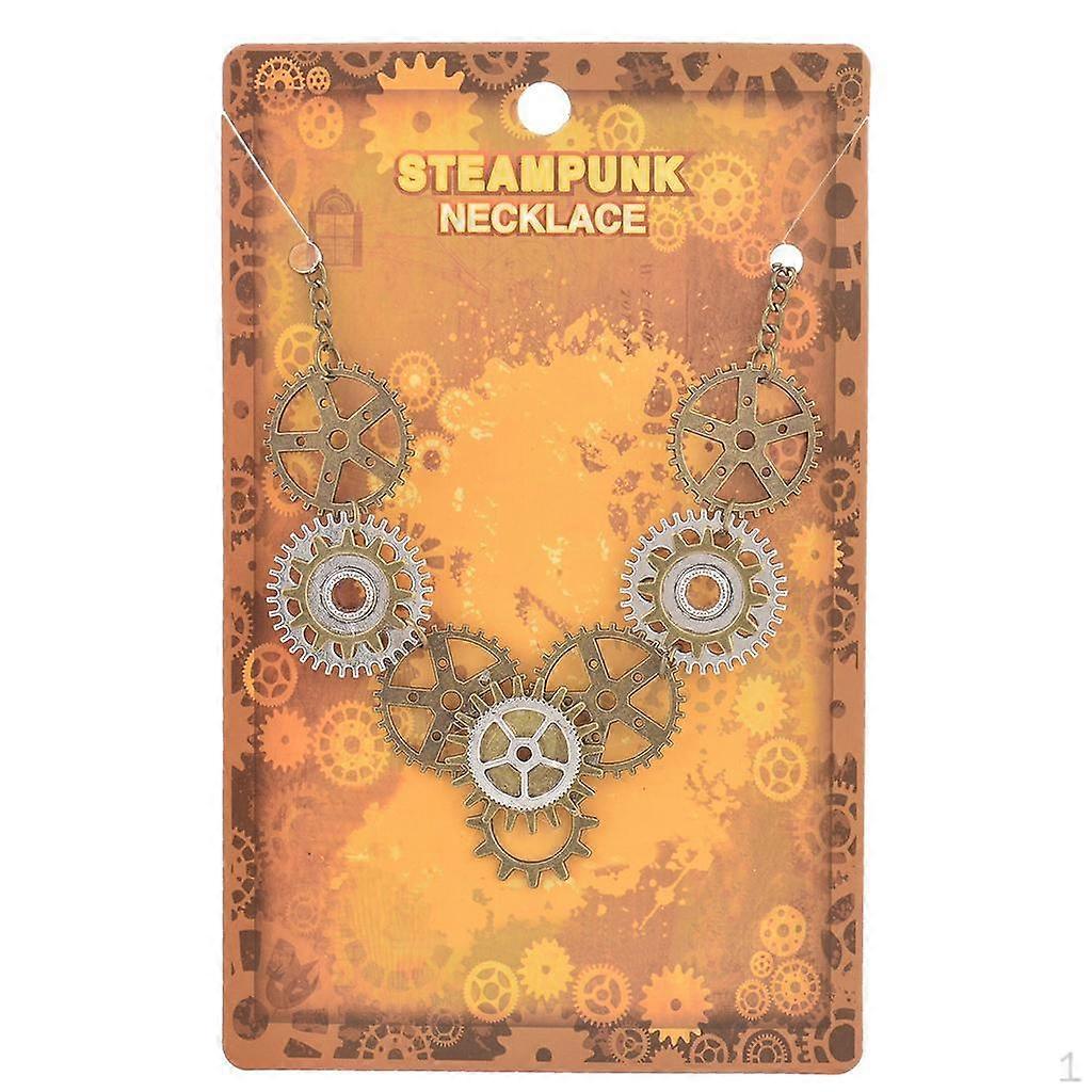 Lots Ancient Golden And Steampunk Pendant Necklace