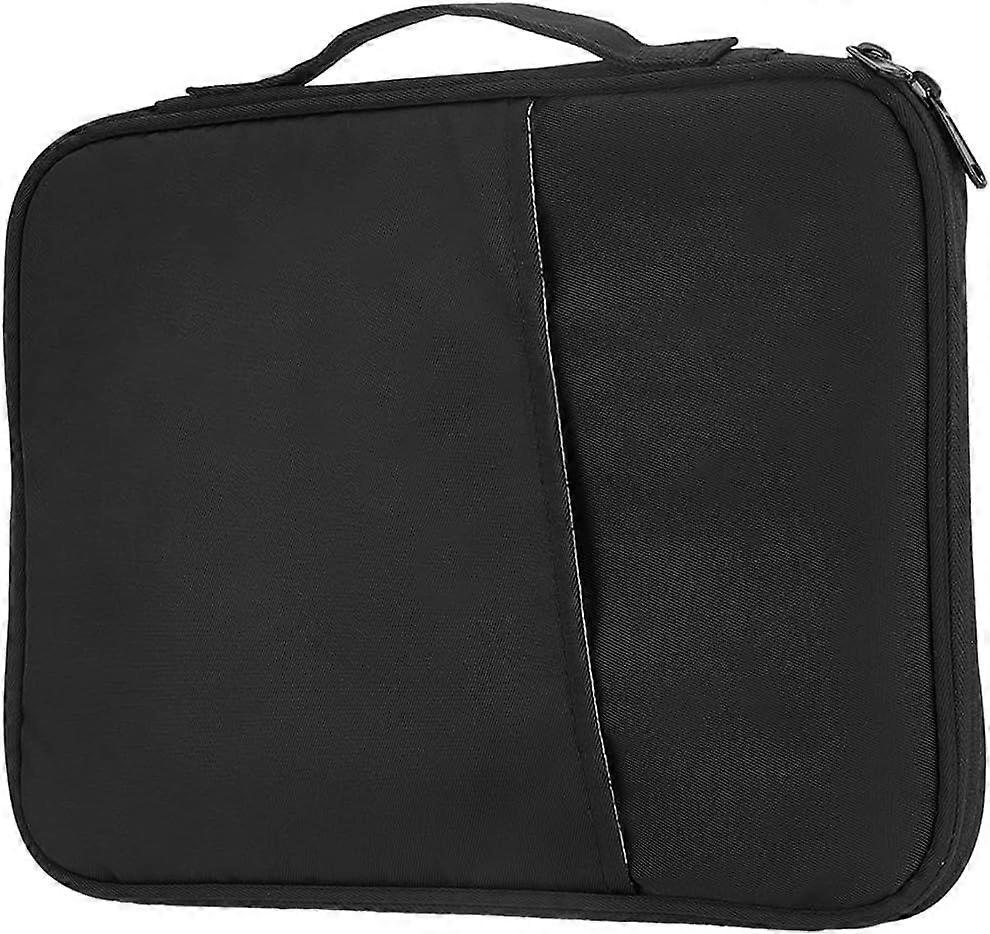 9-11 Tablet Sleeve Bag Pad Carrying Case Storage Pockets Accessory Organize Canvas Charger Mouse for Electronic Product with Handle Office College Gif