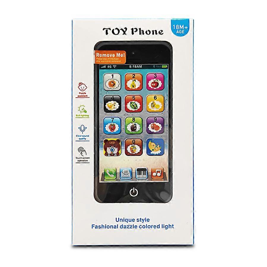 Interactive Phone Toy for Kids: Light, Music, Touch Screen