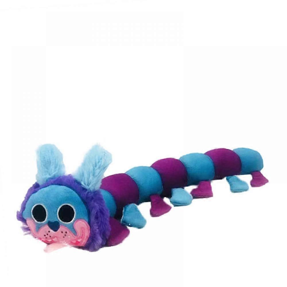 SBSGV Cute Long Caterpillar PJ Pug a Pug a Pillar Plush Pillow Doll Plush Toy Parent-Child Storytelling Animated Caterpillar Plush Purple