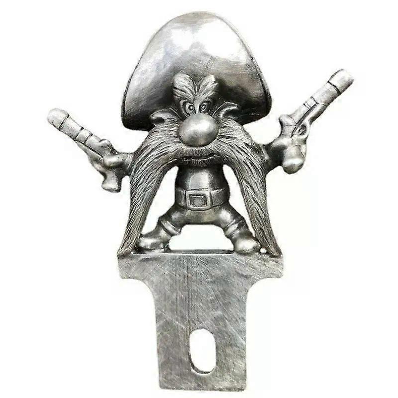 Κινούμενα σχέδια Coyote Rocket/Gunner Hood Ornament Wile E CoyoteCar Hood Decoration Auto 3D Emblem Αυτοκόλλητο Badge Bonnet Car Decoration