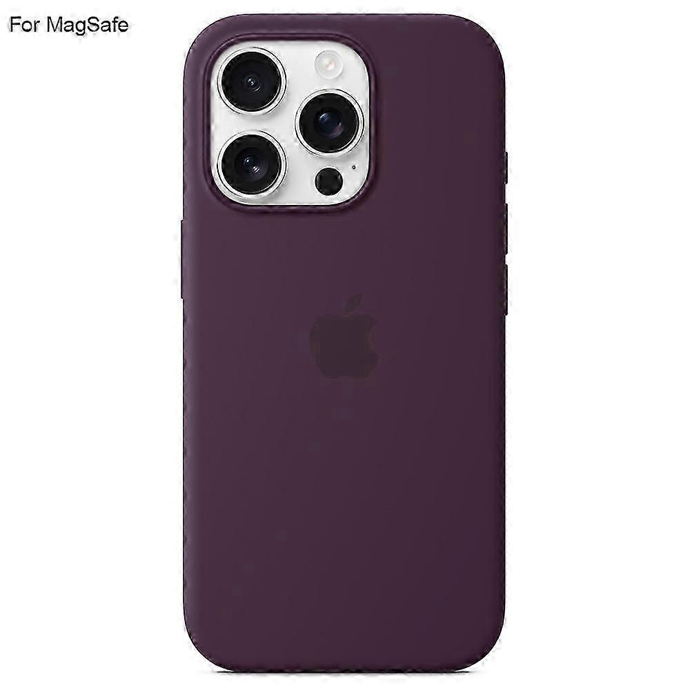 For Iphone 16 Pro Max Case Compatible With Magsafe Liquid Silicone Phone Back Cover [induction Popov