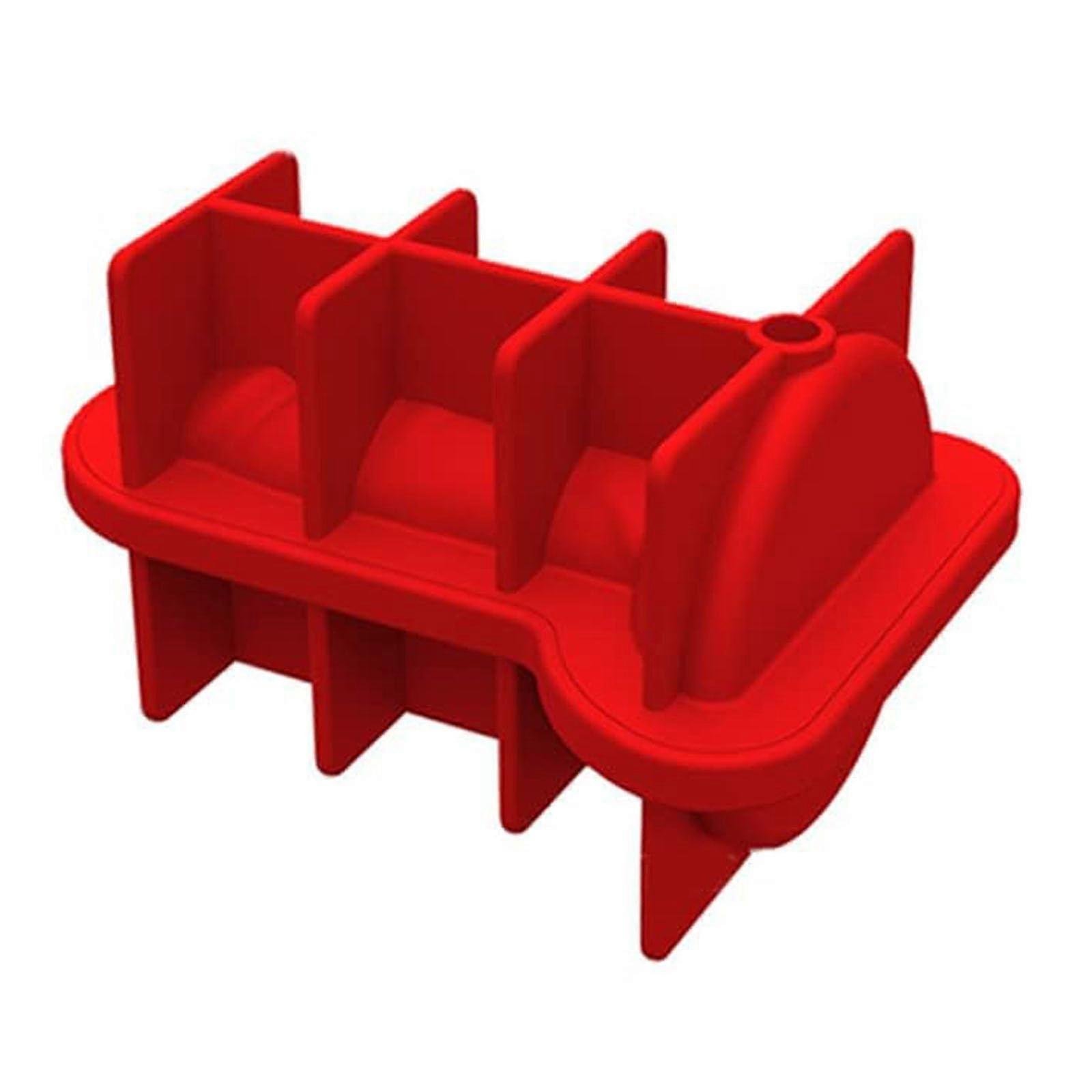 Silicone ice cube mold for making ice cubes and ice cream