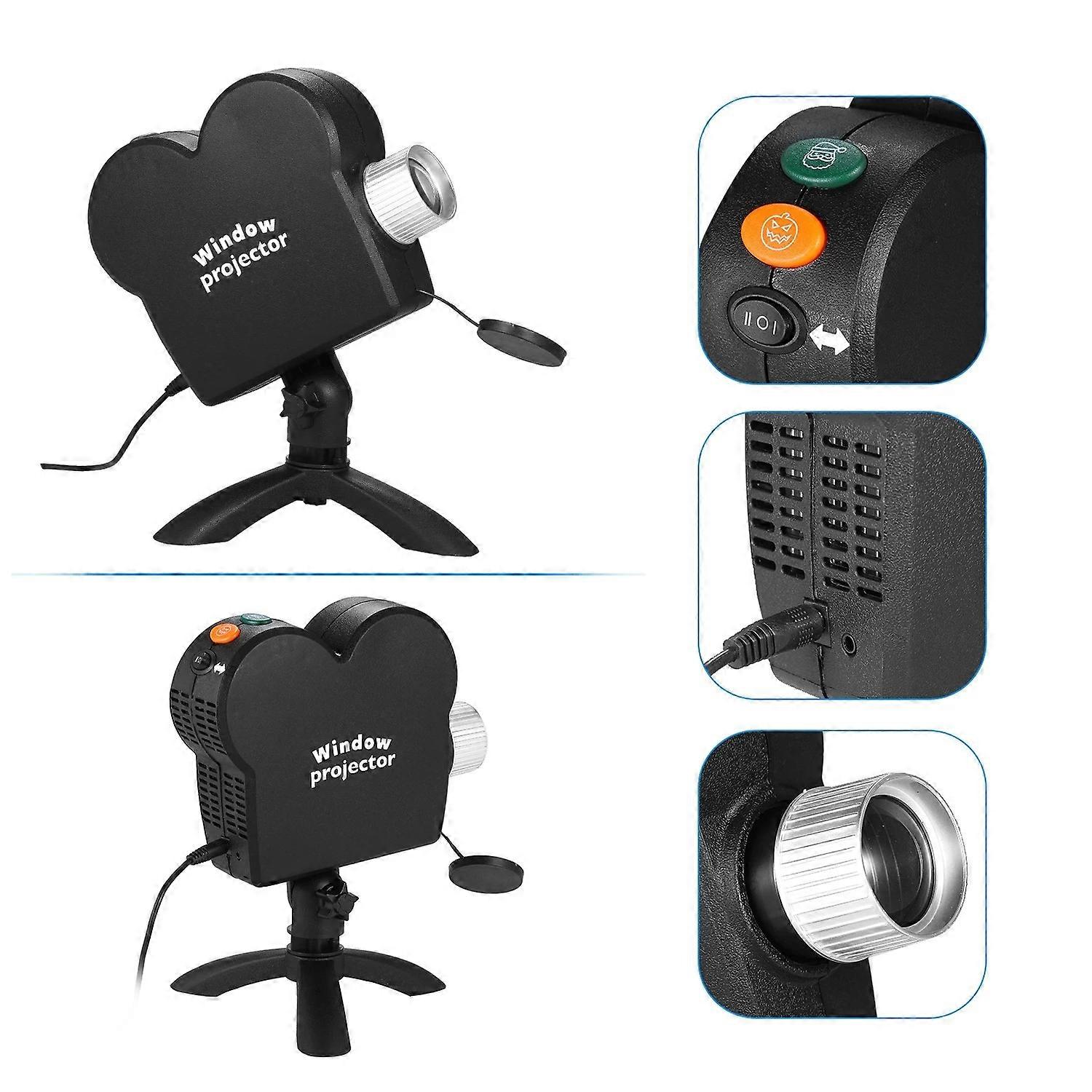 Christmas Halloween Laser Projector Mini Window Home Theater Projector UK Plug