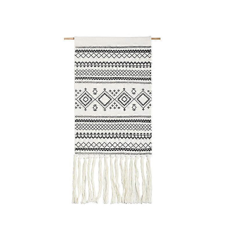 Boho Geometric Wall Tapestry for Dorm Decoration 177x32"