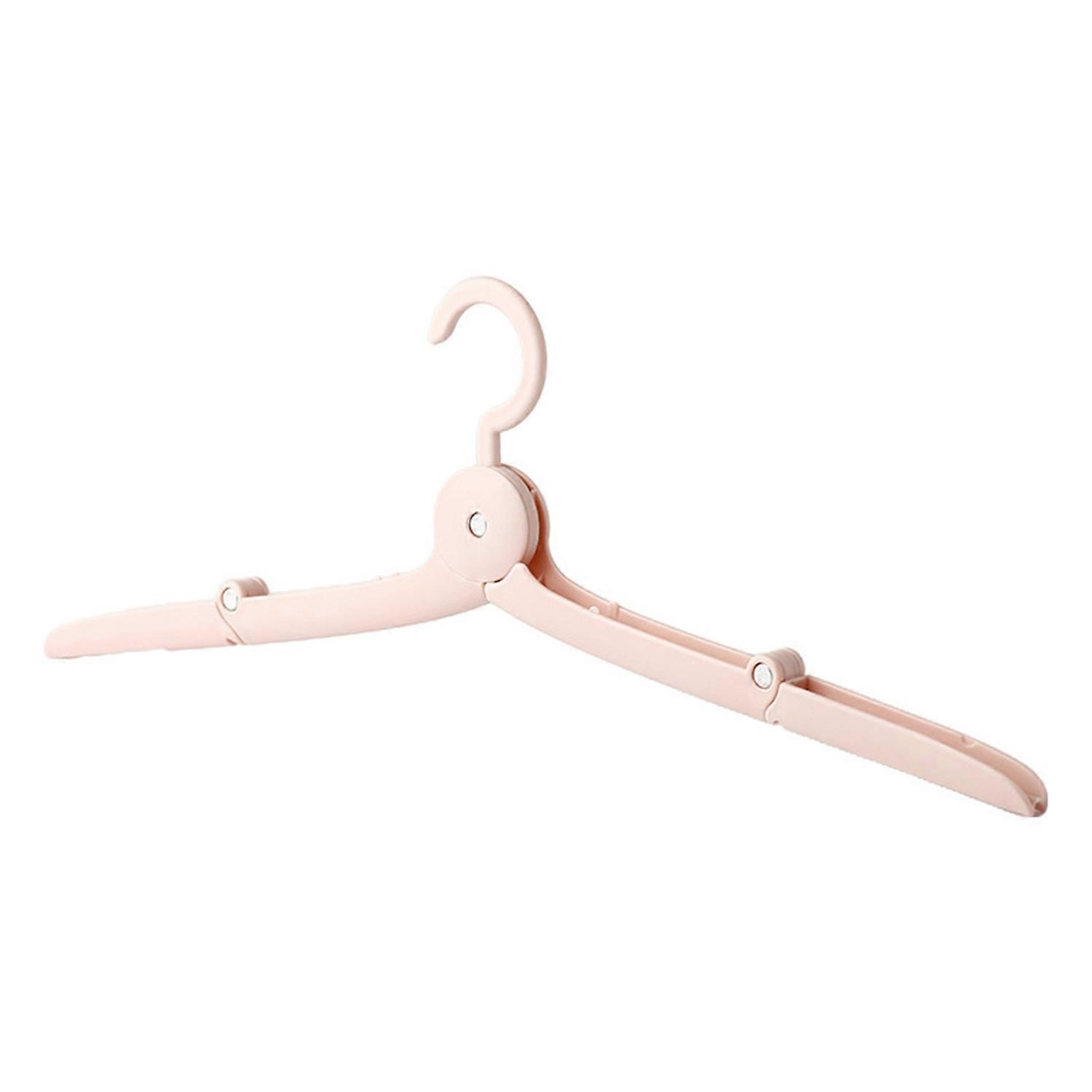 Clothes Hanger Durable Foldable Travel Hanger Space-Saving Windproof Non-Slip Drying Rack for Home