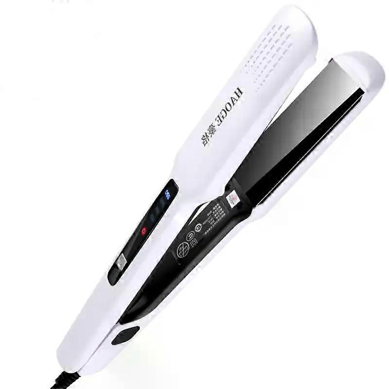 2 In 1 Professional Negative Ion Hair Straightener Brush Curling Comb With Lcd Display Hair Curling Tool Electric Styling Tool