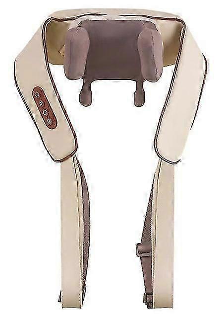 Wireless Electric Shiatsu Neck and Back Massagers Soothing Heat Deep Tissue 5D Kneading Massagers Pillow Shoulder Leg Body