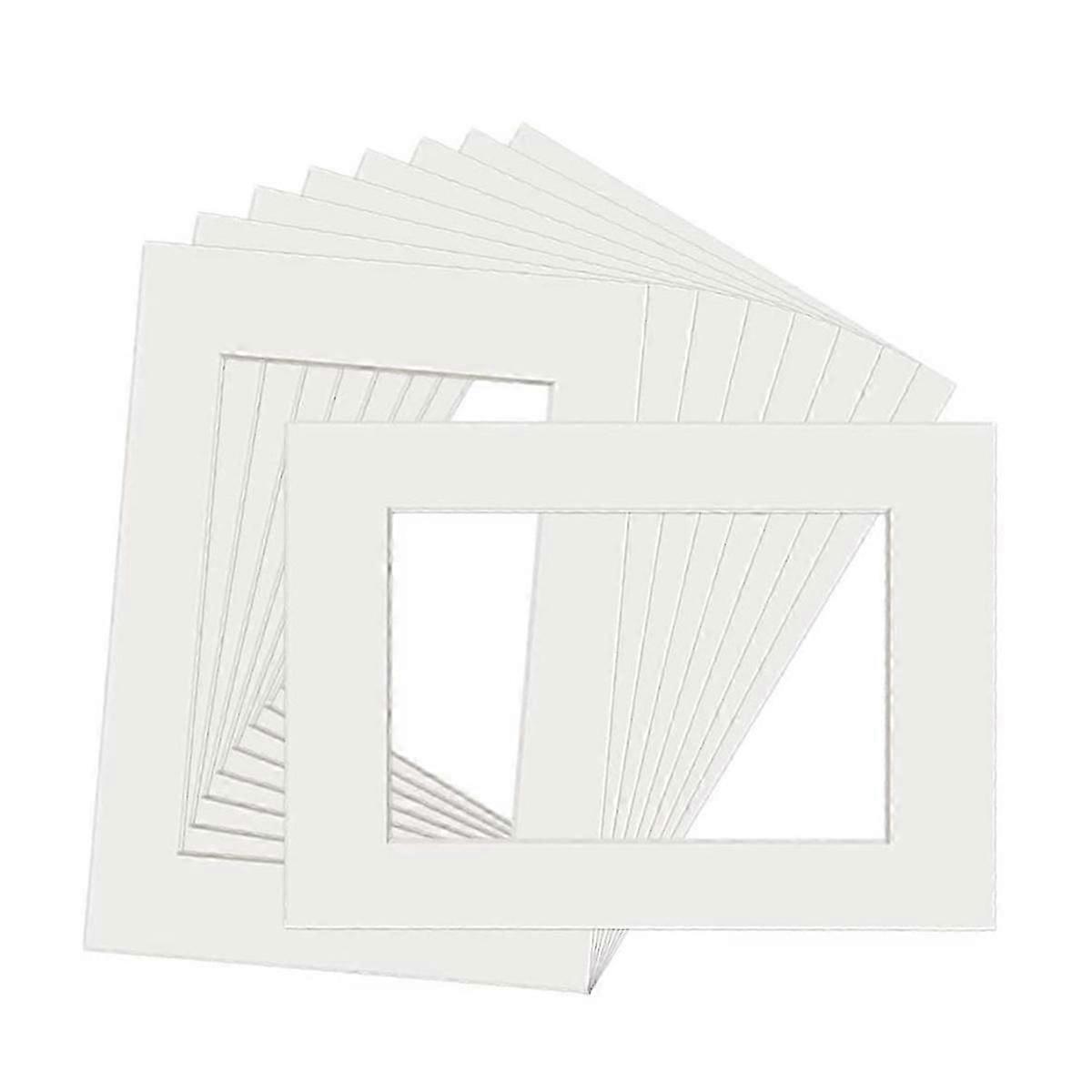 A3 Mount Picture Frame Mounts 10 PCS Picture Photo Mounts Frame Mats White Photo Mounts for Picture Posters Display